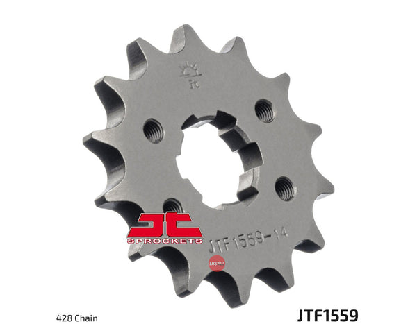 JT Steel 14 Tooth Front Motorcycle Sprocket JTF1559.14