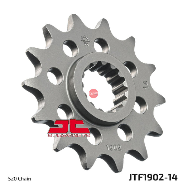 JT Steel 14 Tooth Front Motorcycle Sprocket JTF1902.14