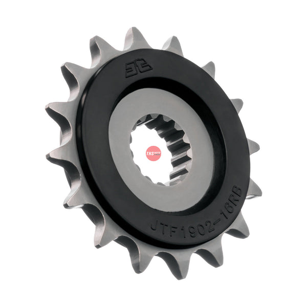JT Steel Rubber Cushioned 16 Tooth Front Motorcycle Sprocket JTF1902.16RB