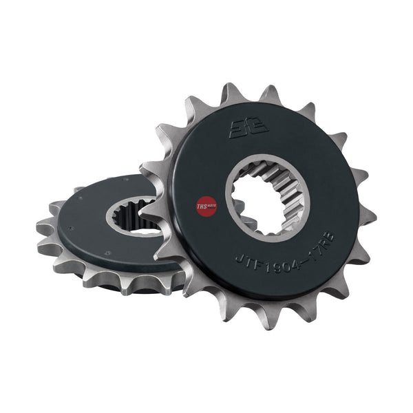 JT Steel Rubber Cushioned 17 Tooth Front Motorcycle Sprocket JTF1904.17RB
