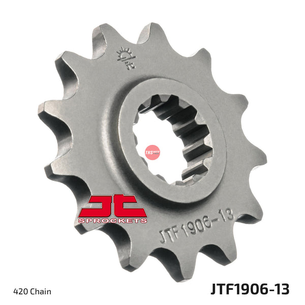 JT Steel 13 Tooth Front Motorcycle Sprocket JTF1906.13
