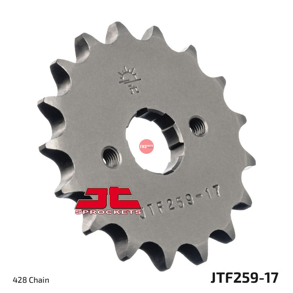 JT Steel 17 Tooth Front Motorcycle Sprocket JTF259.17