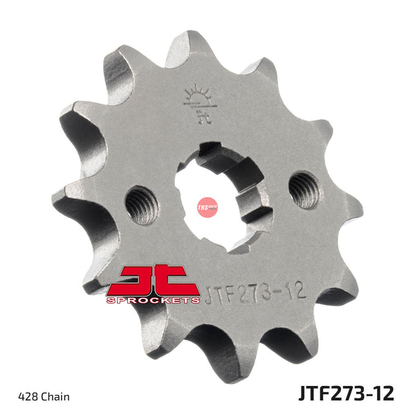 JT Steel 12 Tooth Front Motorcycle Sprocket JTF273.12