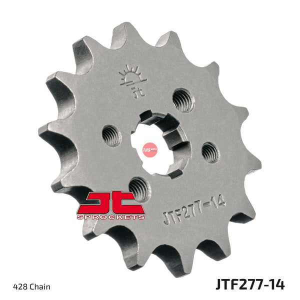JT Steel 14 Tooth Front Motorcycle Sprocket JTF277.14
