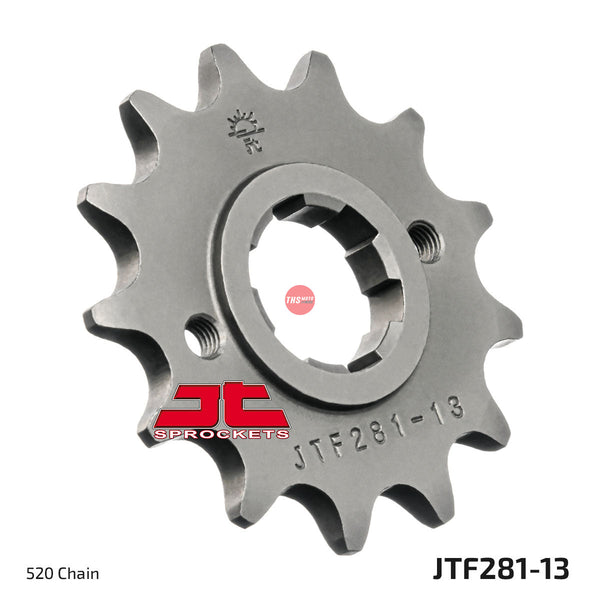 JT Steel 13 Tooth Front Motorcycle Sprocket JTF281.13