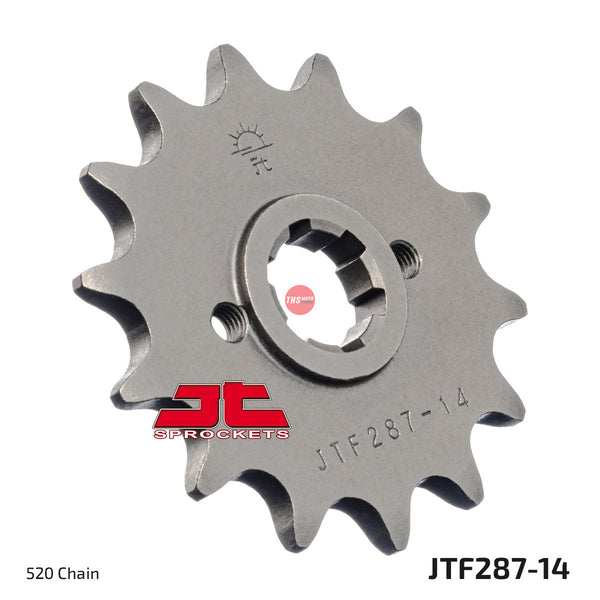 JT Steel 14 Tooth Front Motorcycle Sprocket JTF287.14