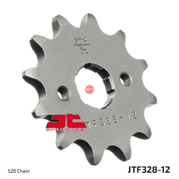 JT Steel 12 Tooth Front Motorcycle Sprocket JTF328.12