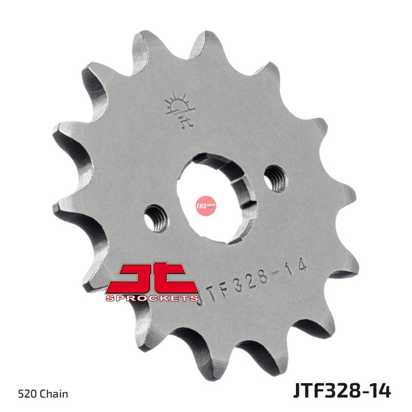 JT Steel 14 Tooth Front Motorcycle Sprocket JTF328.14