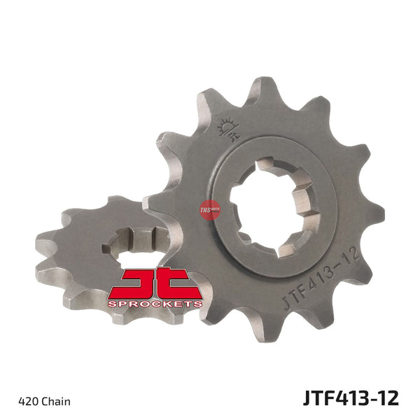 JT Steel 12 Tooth Front Motorcycle Sprocket JTF413.12