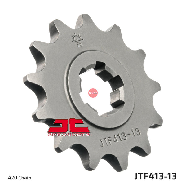 JT Steel 13 Tooth Front Motorcycle Sprocket JTF413.13