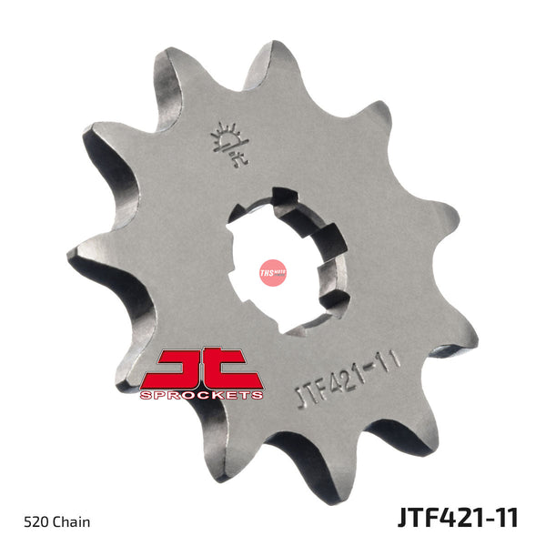 JT Steel 11 Tooth Front Motorcycle Sprocket JTF421.11