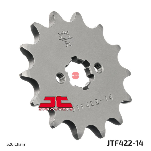 JT Steel 14 Tooth Front Motorcycle Sprocket JTF422.14