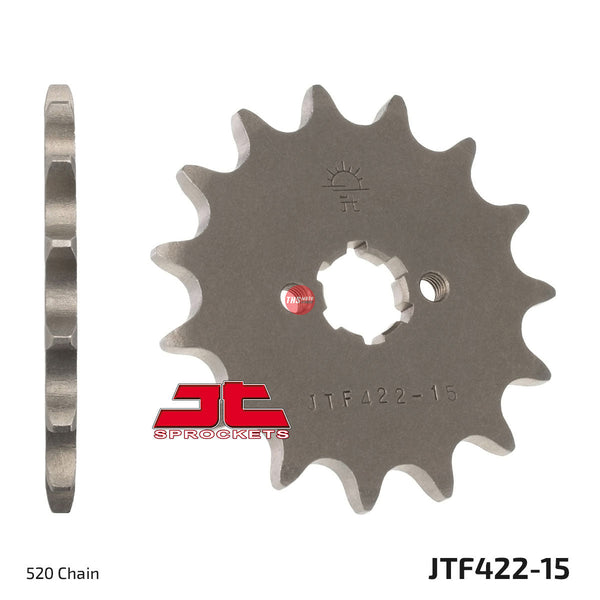 JT Steel 15 Tooth Front Motorcycle Sprocket JTF422.15