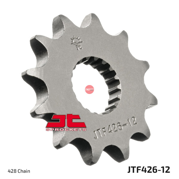JT Steel 12 Tooth Front Motorcycle Sprocket JTF426.12