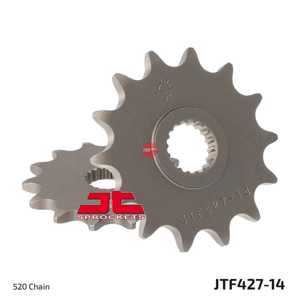 JT Steel 14 Tooth Front Motorcycle Sprocket JTF427.14