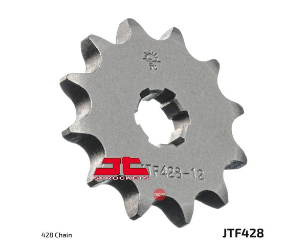 JT Steel 12 Tooth Front Motorcycle Sprocket JTF428.12
