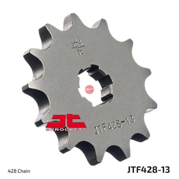 JT Steel 13 Tooth Front Motorcycle Sprocket JTF428.13