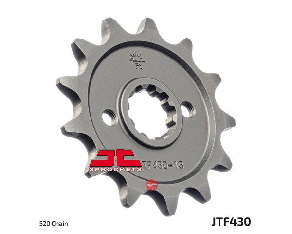 JT Steel 13 Tooth Front Motorcycle Sprocket JTF430.13