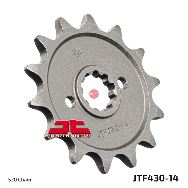 JT Steel 14 Tooth Front Motorcycle Sprocket JTF430.14