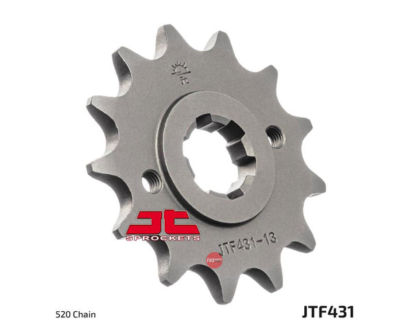 JT Steel 13 Tooth Front Motorcycle Sprocket JTF431.13