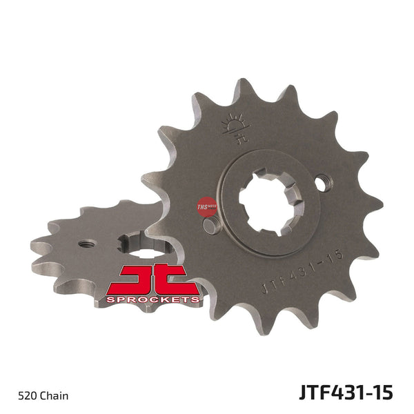 JT Steel 15 Tooth Front Motorcycle Sprocket JTF431.15