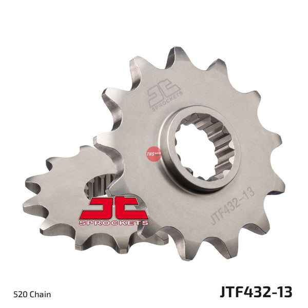 JT Steel 13 Tooth Front Motorcycle Sprocket JTF432.13