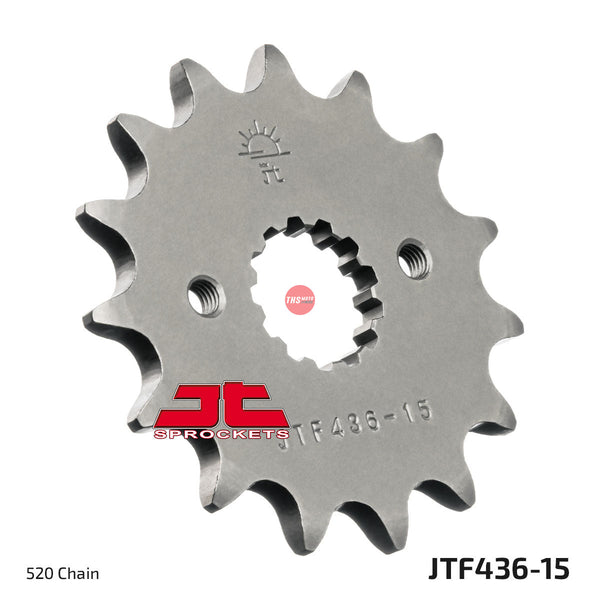 JT Steel 15 Tooth Front Motorcycle Sprocket JTF436.15