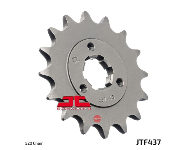 JT Steel 16 Tooth Front Motorcycle Sprocket JTF437.16