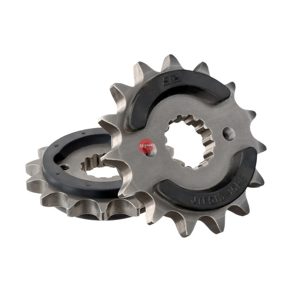 JT Steel Rubber Cushioned 15 Tooth Front Motorcycle Sprocket JTF513.15RB