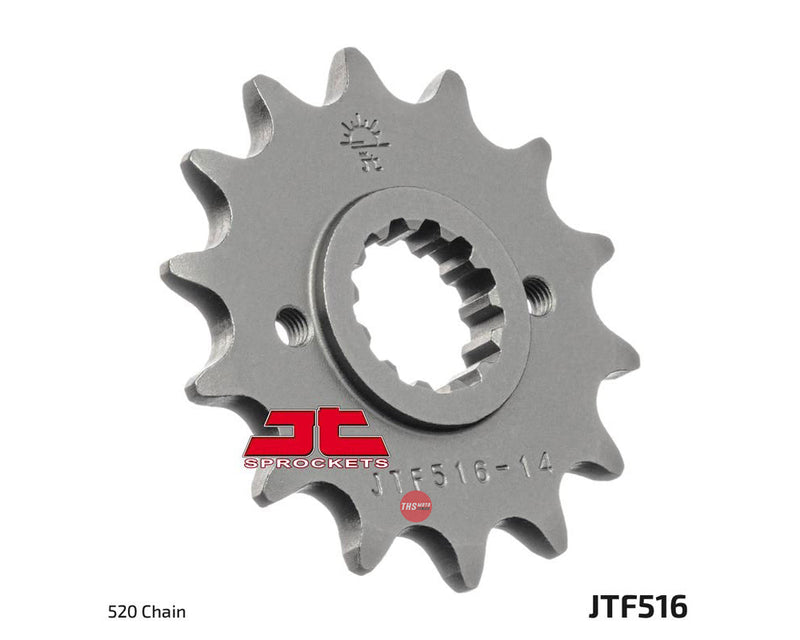 JT Steel 14 Tooth Front Motorcycle Sprocket JTF516.14