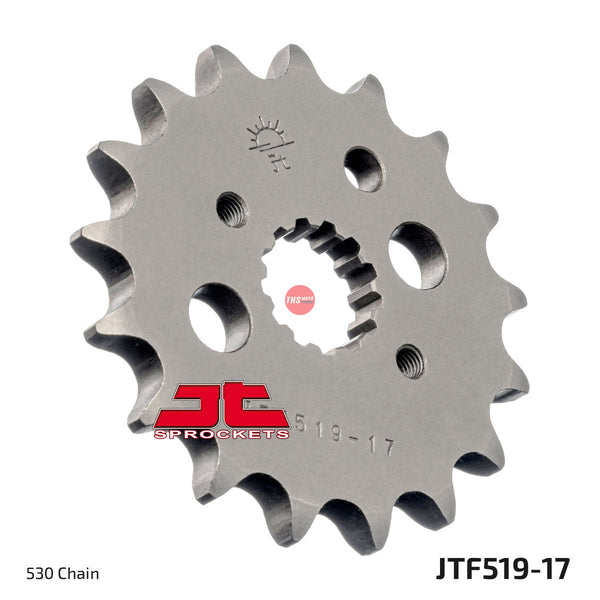 JT Steel 17 Tooth Front Motorcycle Sprocket JTF519.17