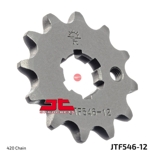 JT Steel 12 Tooth Front Motorcycle Sprocket JTF546.12