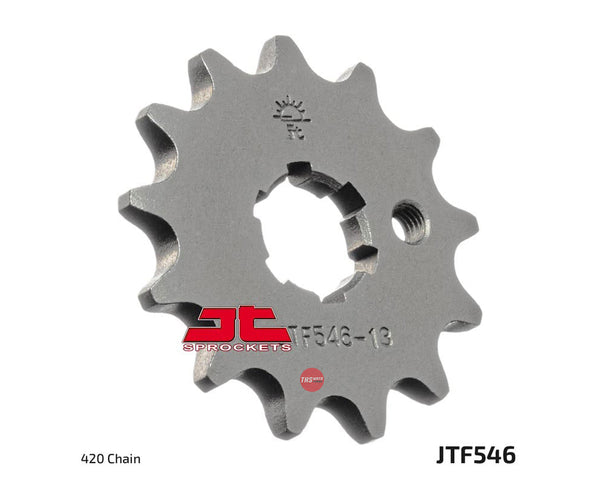 JT Steel 13 Tooth Front Motorcycle Sprocket JTF546.13