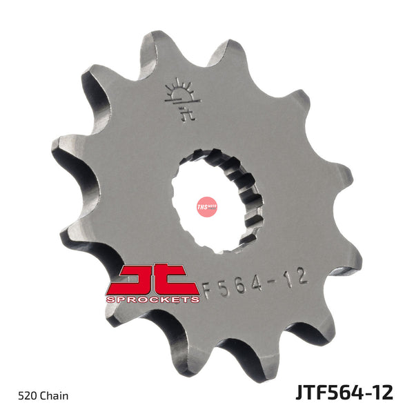 JT Steel 12 Tooth Front Motorcycle Sprocket JTF564.12