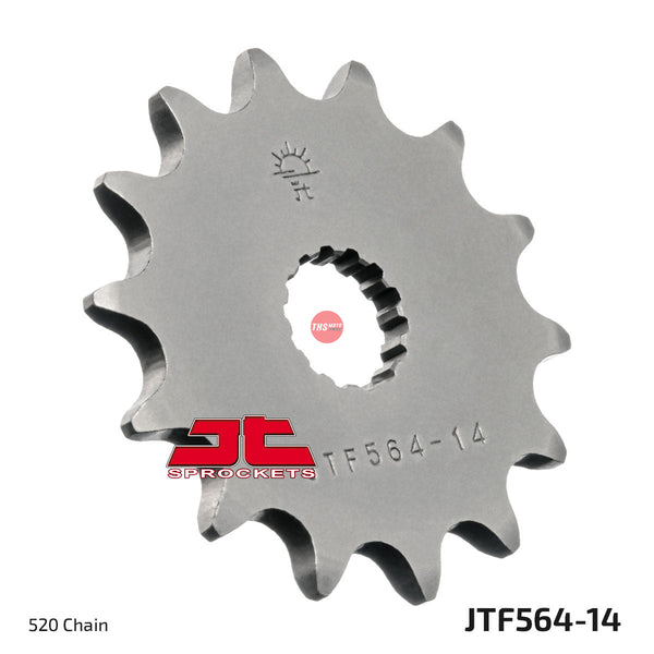 JT Steel 14 Tooth Front Motorcycle Sprocket JTF564.14