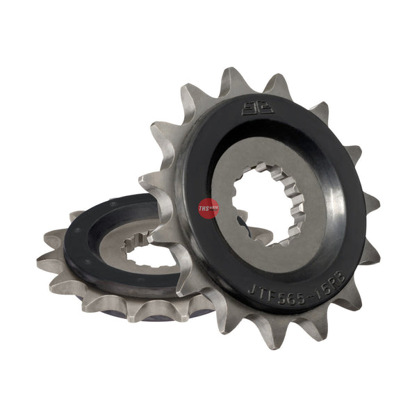 JT Steel Rubber Cushioned 15 Tooth Front Motorcycle Sprocket JTF565.15RB
