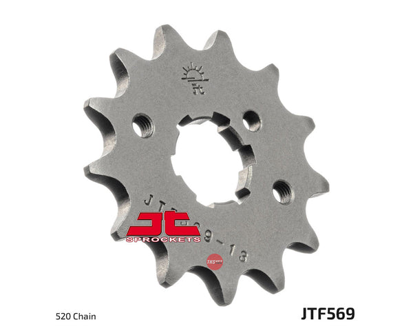 JT Steel 13 Tooth Front Motorcycle Sprocket JTF569.13