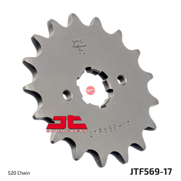 JT Steel 17 Tooth Front Motorcycle Sprocket JTF569.17