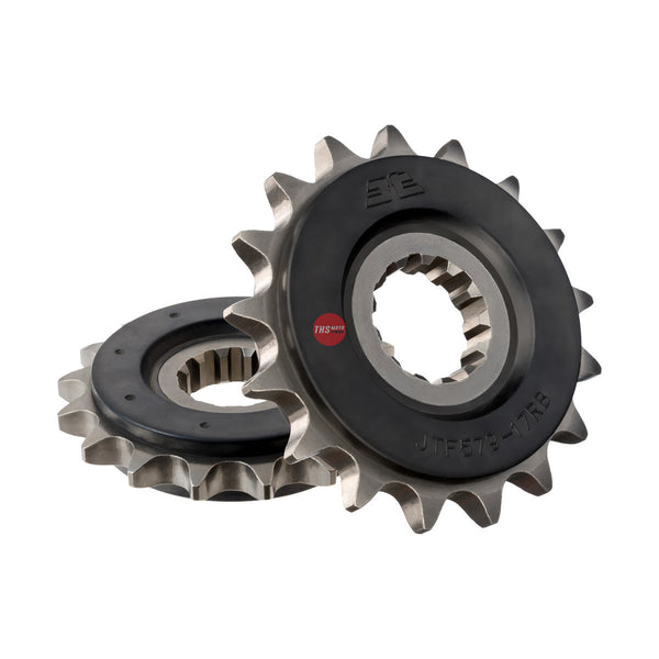 JT Steel Rubber Cushioned 17 Tooth Front Motorcycle Sprocket JTF579.17RB