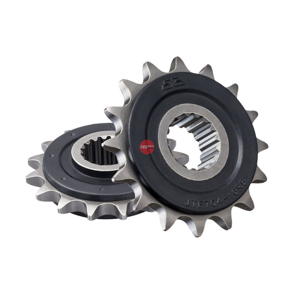 JT Steel Rubber Cushioned 16 Tooth Front Motorcycle Sprocket JTF704.16RB