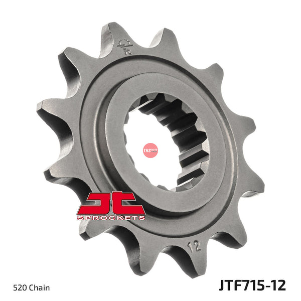 JT Steel 12 Tooth Front Motorcycle Sprocket JTF715.12