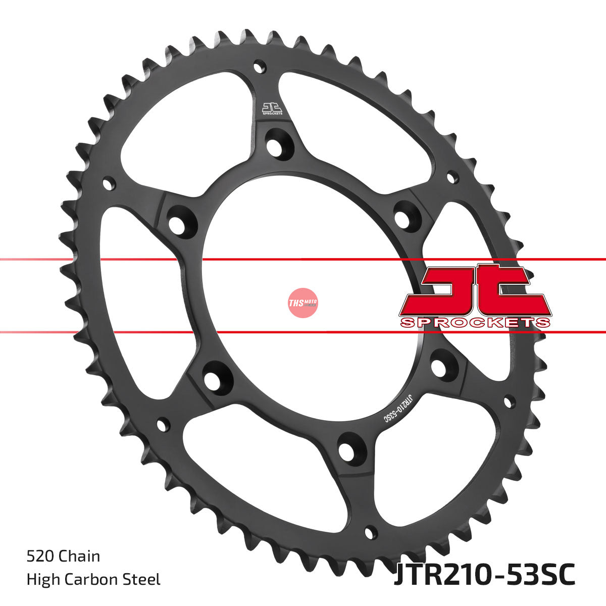 JT Sprockets JTR210-43 Kettingwiel - Hoogste Kwaliteit Voor Motorfietsen