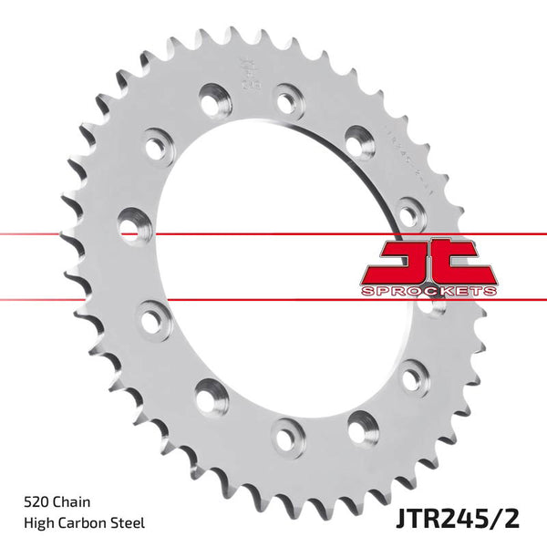 Rear Steel Sprocket JTR245/2 39 Tooth