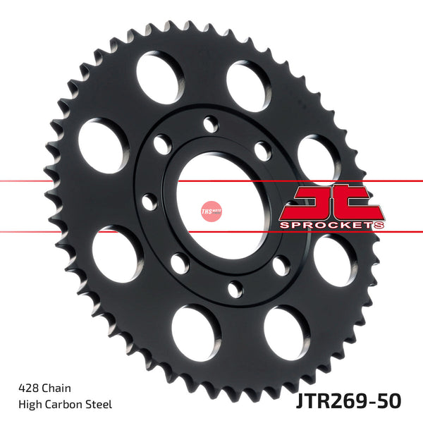 JT Steel 50 Tooth Rear Motorcycle Sprocket JTR269.50