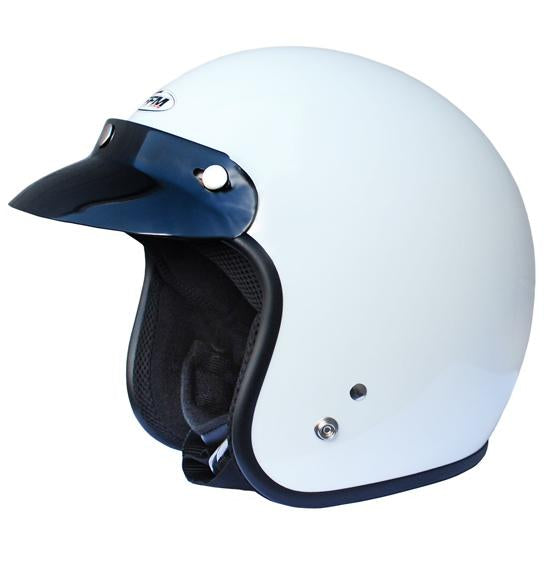 FFM Helmet Jetpro 2 LOW RIDER White Large 59cm 60cm