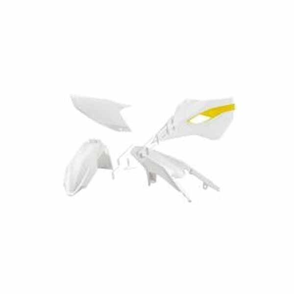 Rtech Plastics Kit Rtech Husqvarna ( Includes Front Fender , Radiator Shrouds ,