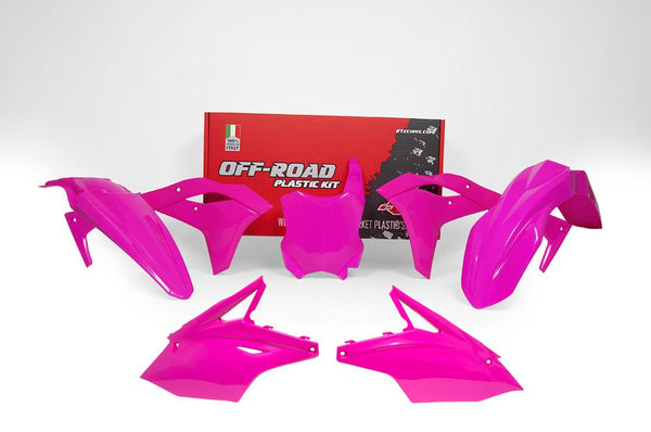 Rtech Plastic Kit KX250F 17-20 pink Kawasaki 2017-2020