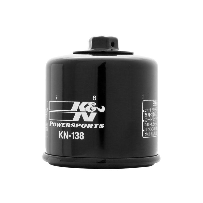 K&N OIL FILTER (HF138 BLK)