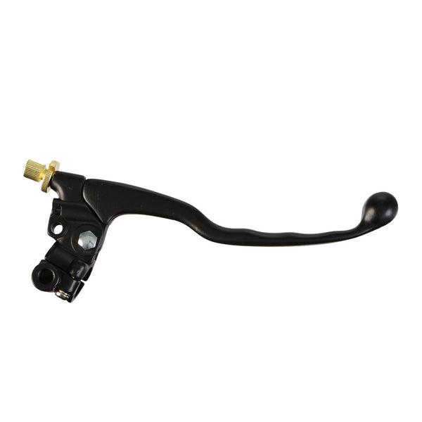 Whites Motorcycle Parts Brake Lever Assembly - Blk With Mirror Mount