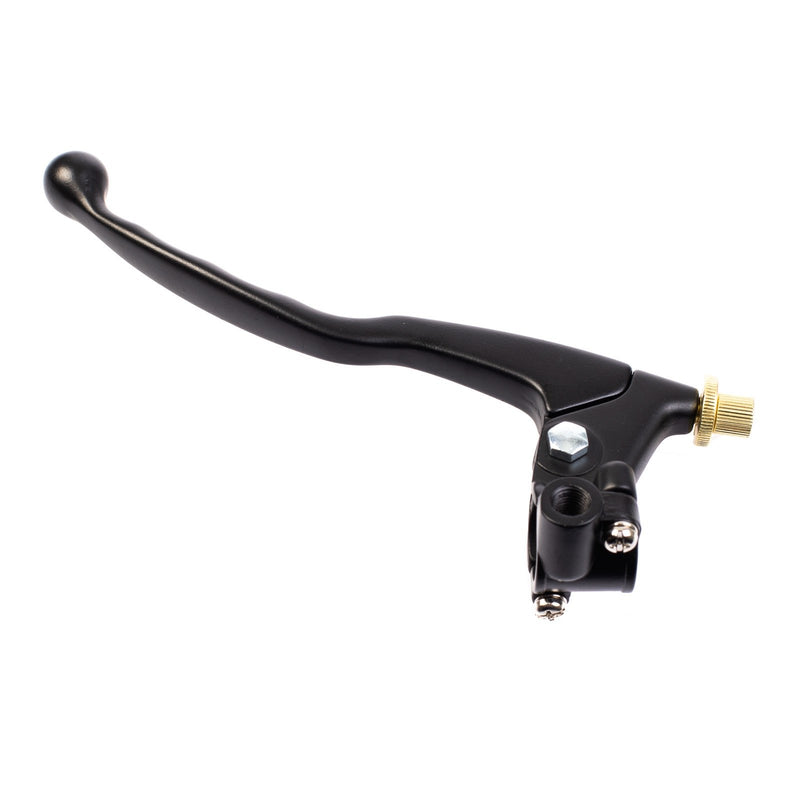 Whites Clutch Lever Assembly - Black With Mirror Mount